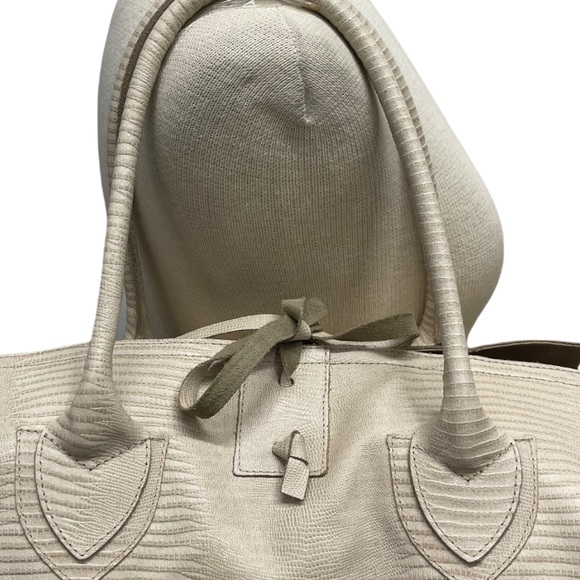 Let & Her Embossed Tote Handbag New - Picture 11 of 15